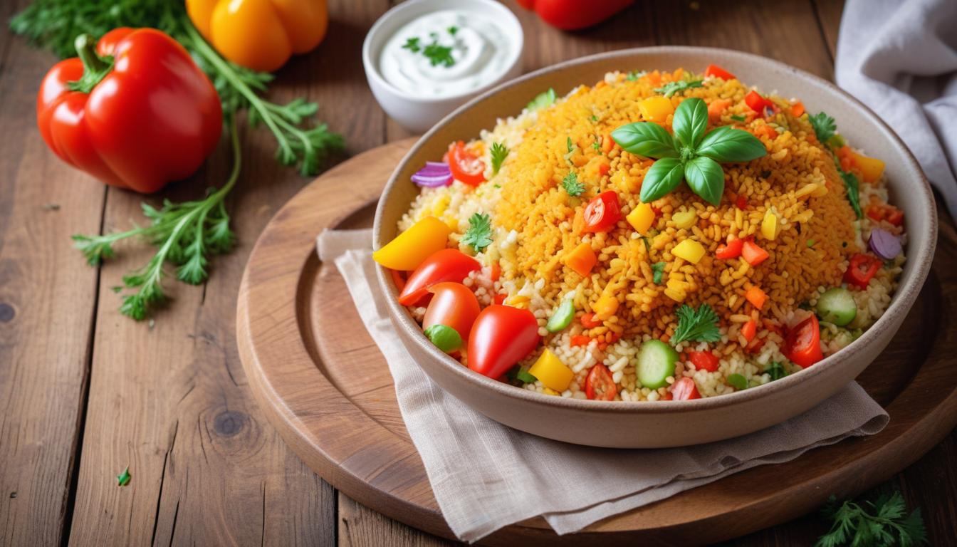 Hafta İçi Hızla Hazırlayabileceğiniz Sebzeli Bulgur Pilavı