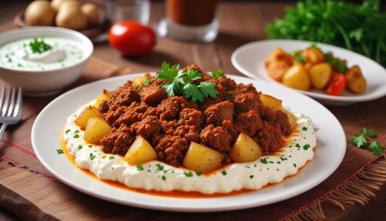 Farklı Lezzetler: Baharatlı Kıymalı Patates Yemeği