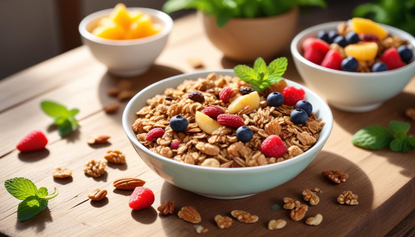 Lezzetli ve Besleyici Ev Yapımı Granola Tarifi
