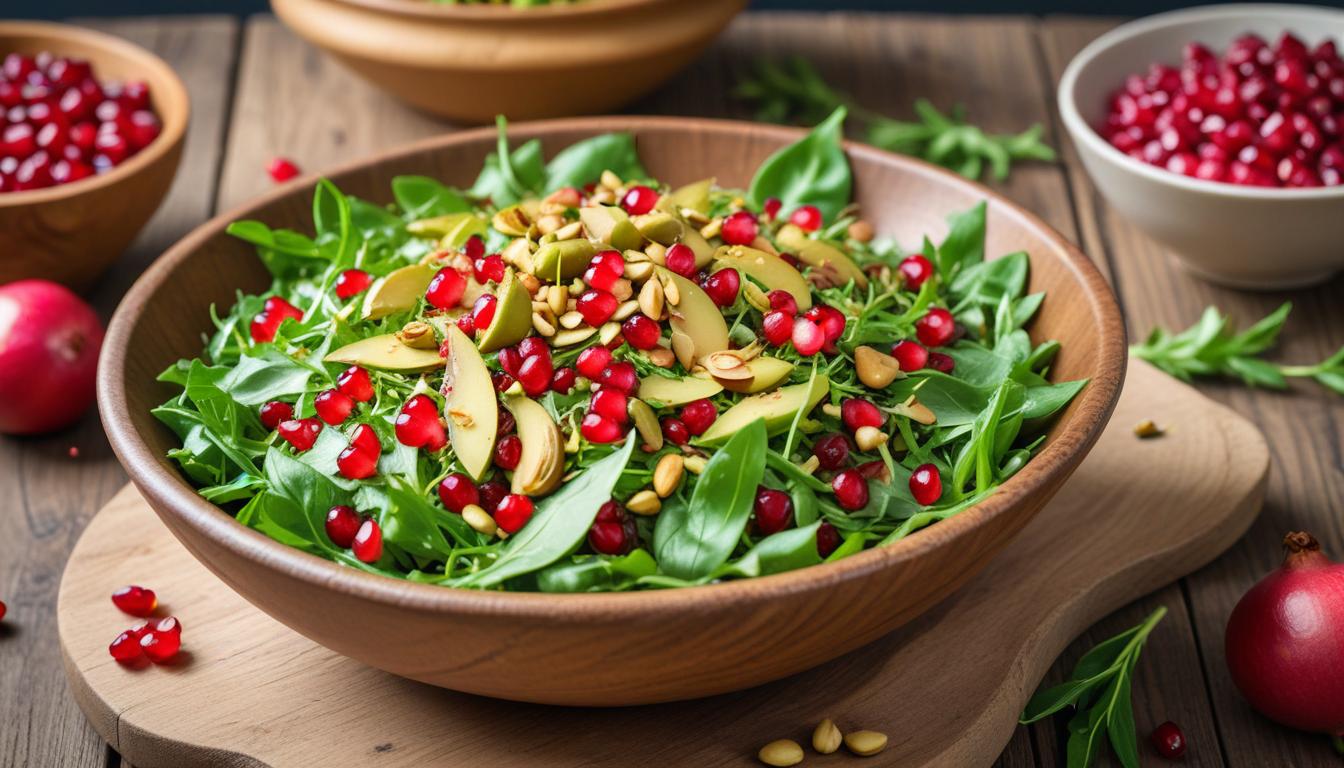Antep Fıstıklı Roka Salatası ile Yaz Sofralarınıza Ferahlık Katın