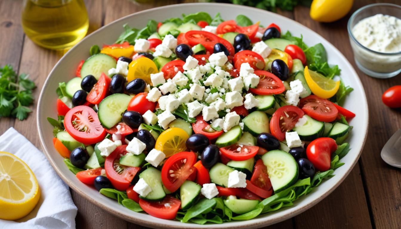 Rengarenk Akdeniz Salatası: Yazın Tadı