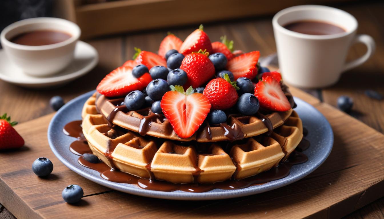 Çikolatalı Waffle Tarifi: Sokak Lezzetinin En Tatlı Hali