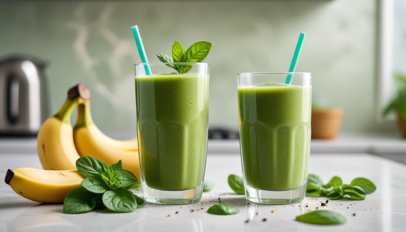 Zinde Bir Başlangıç İçin Yeşil Çaylı Smoothie